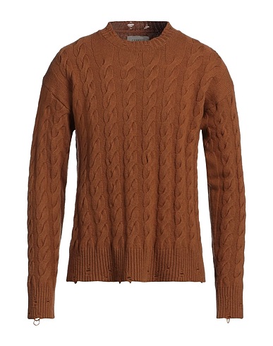 LANEUS Pullover Kamel 90% Wolle, 10% Kaschmir