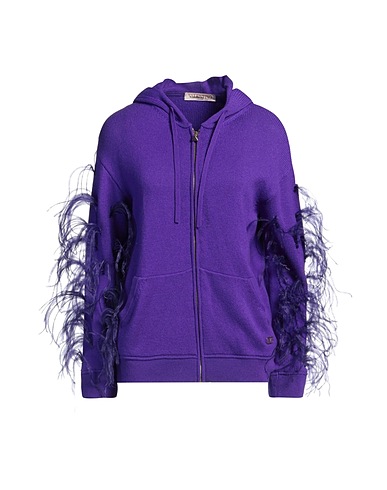 VALENTINO GARAVANI Cardigan 100% Cashmere, Ostrich feathers