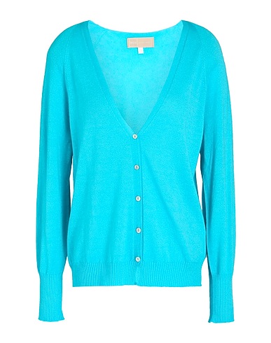 120% LINO Cardigan Turquoise 50% Cashmere, 50% Silk