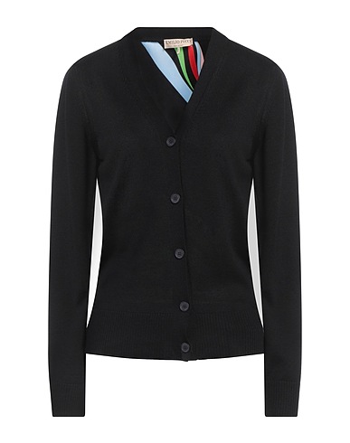 PUCCI Cardigan Black 100% Wool, Silk