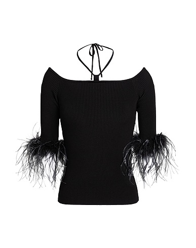 GIUSEPPE DI MORABITO Pullover Nero 88% Viscosa, 12% Poliestere