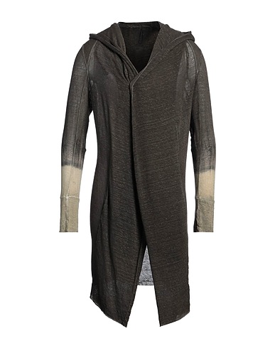 MASNADA Cardigan Antracite 96% Lino, 4% Elastan