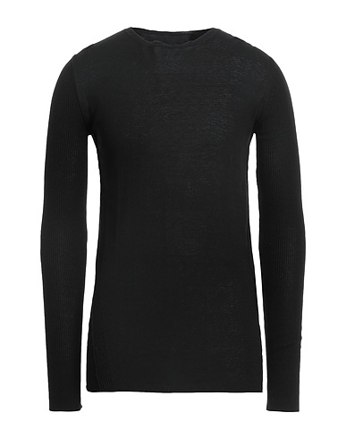 MASNADA Pullover Nero 100% Cotone