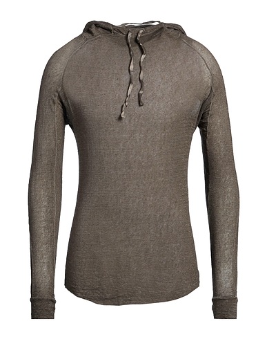 MASNADA Jumper Dark green 96% Linen, 4% Elastane