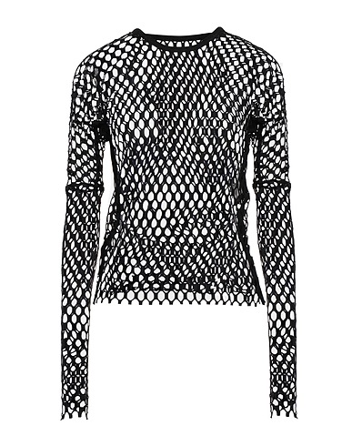 MASNADA Pullover Nero 90% Poliammide, 10% Elastan