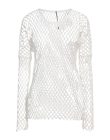 MASNADA Sweater White 90% Polyamide, 10% Elastane