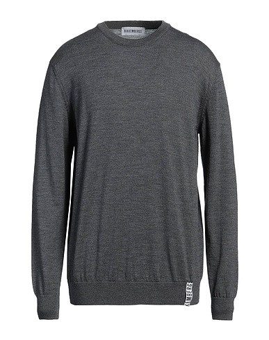 BIKKEMBERGS Pullover Piombo 100% Lana