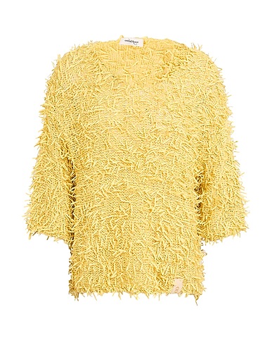 OTTOD'AME Sweater Yellow 36% Cotton, 34% Polyamide, 30% Polyester