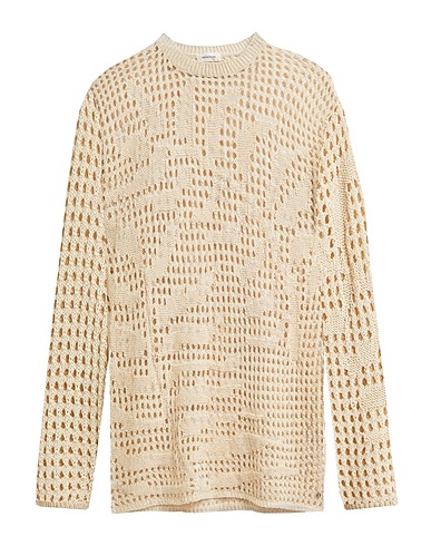 OTTOD'AME Jumper Beige 50% Cotton, 50% Polyester