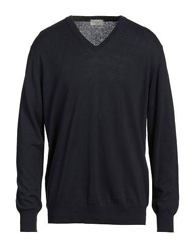 ALTEA Pullover Nachtblau 55% Leinen, 45% Baumwolle