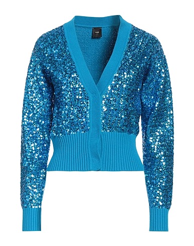 PINKO Cardigan Azure 95% Cotton, 5% Cashmere, Polyethylene