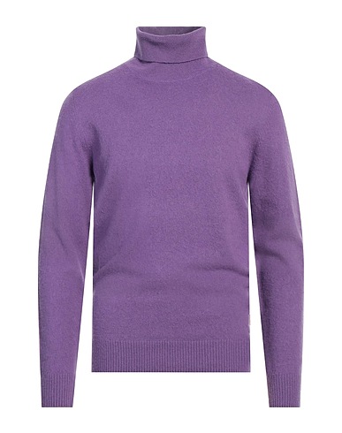 AT.P.CO Polo neck Purple 100% Wool