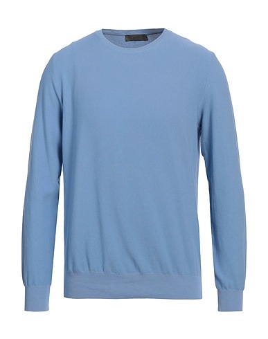 FERRANTE Pullover Blu chiaro 100% Cotone