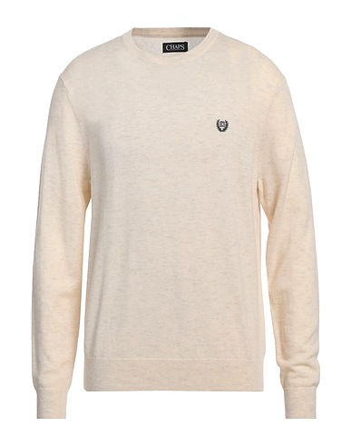 CHAPS Jumper Off white 100% Merino Wool
