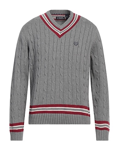 CHAPS Jumper Grey 100% Cotton, Polyester