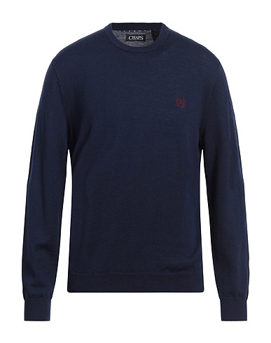 CHAPS Sweater Navy 100% Merino Wool