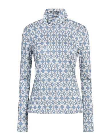 CAMICETTASNOB Dolcevita Blu chiaro 78% Viscosa, 20% Poliestere, 2% Elastan