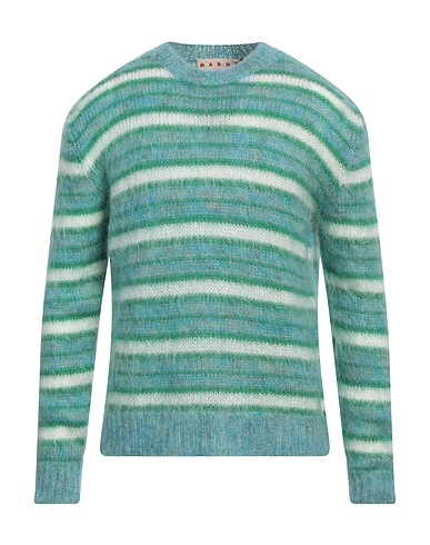 MARNI Jumper Green 67% Mohair wool, 28% Polyamide, 5% Wool
