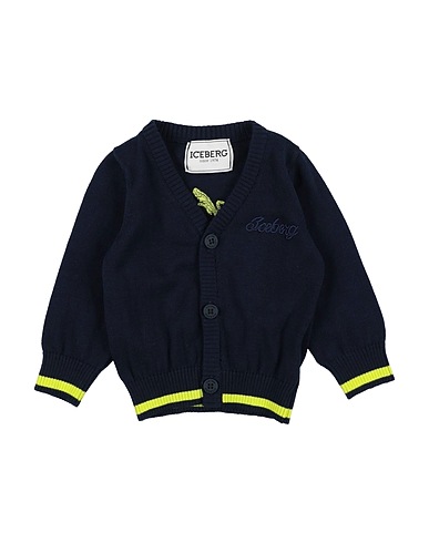 ICEBERG Cardigan Midnight blue 100% Cotton