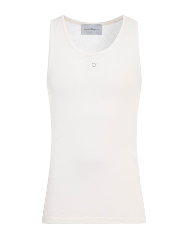 FERRAGAMO Vest Cream 60% Virgin Wool, 30% Silk, 10% Cashmere