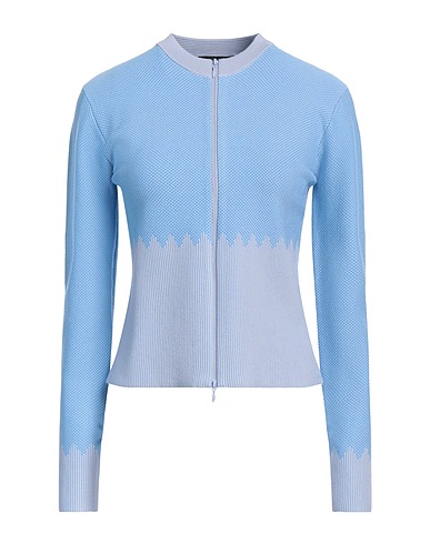 EMPORIO ARMANI Cardigan Light blue 72% Viscose, 28% Polyester