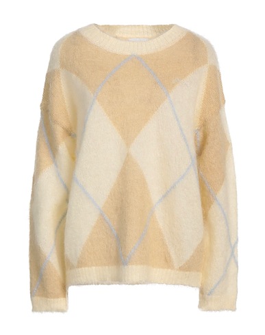 GANNI Jumper Beige 55% Mohair wool, 29% Polyamide, 16% Wool