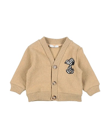 U+É Strickjacke Beige 60% Baumwolle, 28% Polyester, 10% Andere Fasern, 2% Elastan