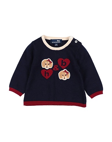 HARMONT & BLAINE Jumper Navy blue 48% Viscose, 27% Polyester, 25% Polyamide