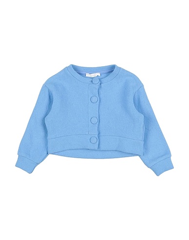 U+É Cardigan Light blue 60% Cotton, 28% Polyester, 10% Other Fibres, 2% Elastane