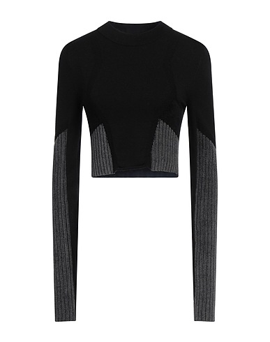 PINKO Jumper Black 65% Viscose, 35% Polyamide, Wool