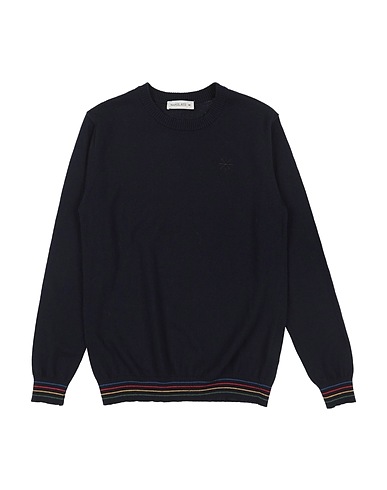 MANUEL RITZ Jumper Midnight blue 95% Cotton, 5% Cashmere