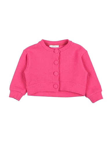 U+É Cardigan FUCSIA 60% Cotone, 28% Poliestere, 10% Altre Fibre, 2% Elastan