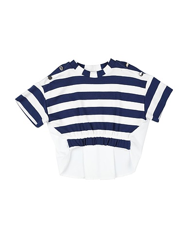 MONNALISA T-shirt Midnight blue 91% Viscose, 7% Polyamide, 2% Elastane, Cotton