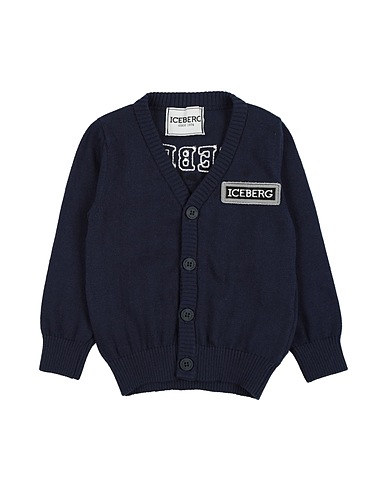 ICEBERG Cardigan Midnight blue 100% Cotton