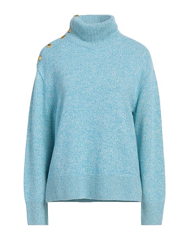 ST. JOHN Polo neck Azure 100% Wool