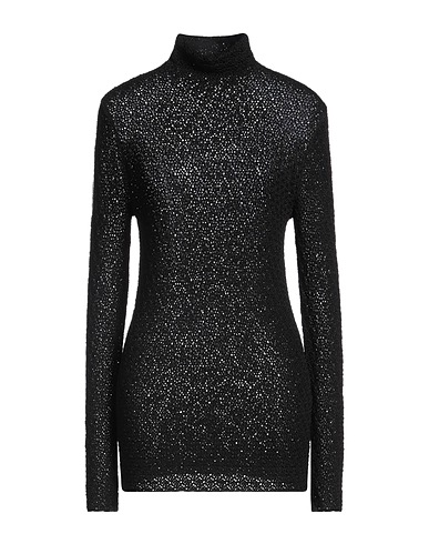 TOTEME Polo neck Black 83% Viscose, 17% Polyamide