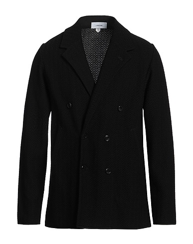 LARDINI Blazer Black 60% Cotton, 40% Viscose