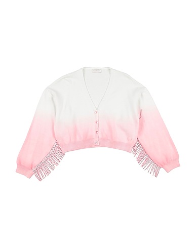 MONNALISA Cardigan Rosa 100% Cotone
