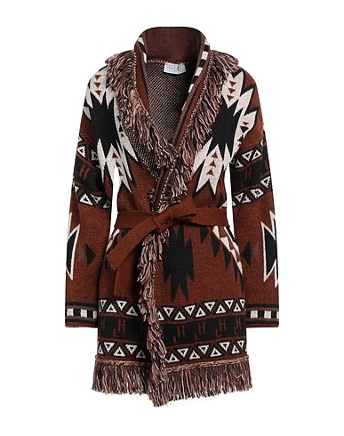 GAëLLE Paris Cardigan Marrone 52% Viscosa, 28% Poliestere, 20% Poliammide