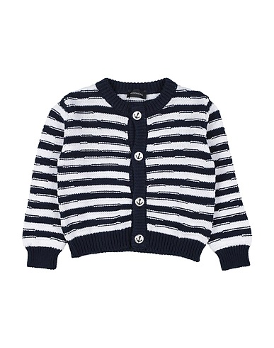 MONNALISA Cardigan Midnight blue 100% Cotton
