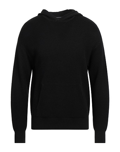 EMPORIO ARMANI Sweater Black 50% Acrylic, 30% Lyocell, 20% Wool