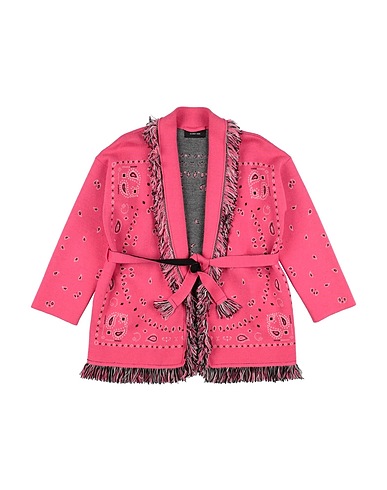 ALANUI Cardigan Rosa 100% Lana Vergine