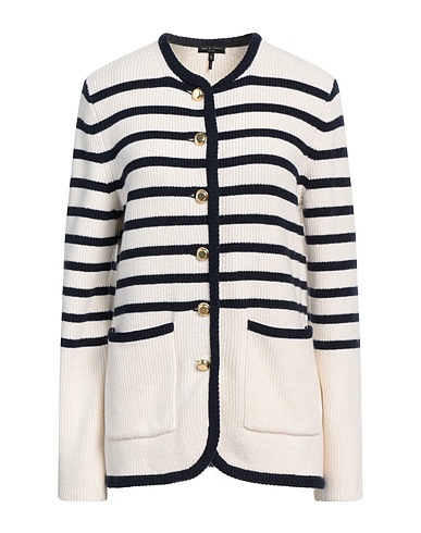 RAG & BONE Cardigans AVORIO 53% Merino Wool, 28% Recycled nylon, 18% Organic cotton, 1% Elastane