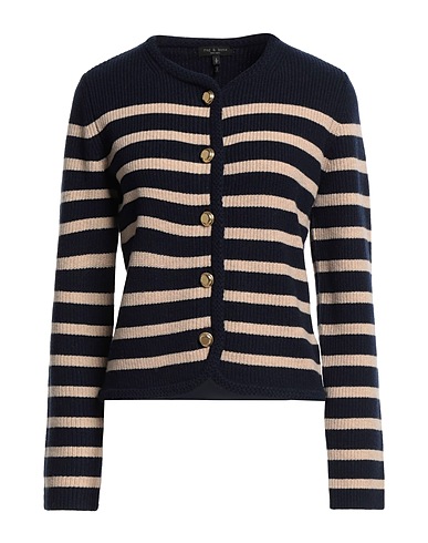 RAG & BONE Cardigan Navy blue 51% Merino Wool, 29% Recycled nylon, 19% Organic cotton, 1% Elastane