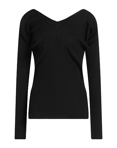 LOW CLASSIC Jumper Black 80% Rayon, 20% Nylon