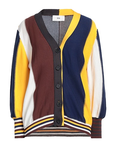 SOLOTRE Strickjacke Braun 100% Baumwolle