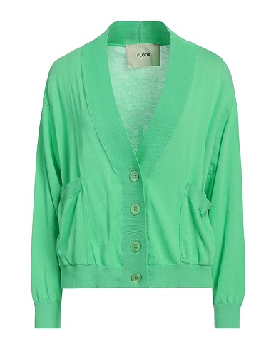 FLOOR Cardigan Lime green 100% Cotton
