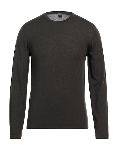 FEDELI Jumper Dark green 100% Wool
