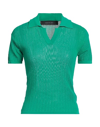 FEDERICA TOSI Jumper Green 65% Viscose, 35% Polyamide