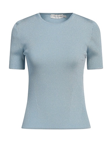ZIMMERMANN Sweater Light blue 71% Viscose, 24% Polyamide, 5% Metallic fiber